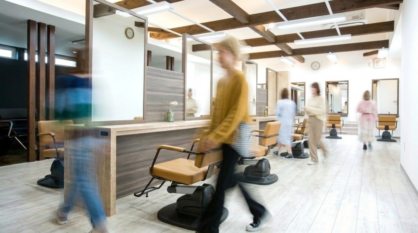 さくら浄水店 サロンの様子